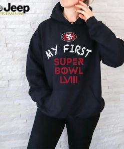 San Francisco 49ers Super Bowl LVIII My First Super Bowl Bodysuit shirt
