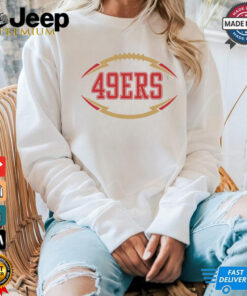 San Francisco 49ers Text in Ball shirt