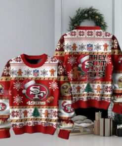 San Francisco 49ers They Not Like Us Christmas Happy Holidays Ugly Sweater