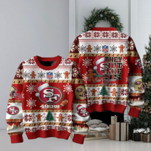 San Francisco 49ers They Not Like Us Christmas Happy Holidays Ugly Sweater