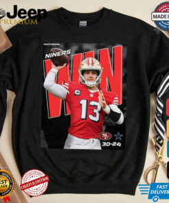 San Francisco 49ers Win 30 24 Dallas Cowboys NFL Final Score Shirt