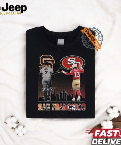 San Francisco Giants Blake Snell San Francisco 49ers Brock Purdy The Stars Signatures T shirt