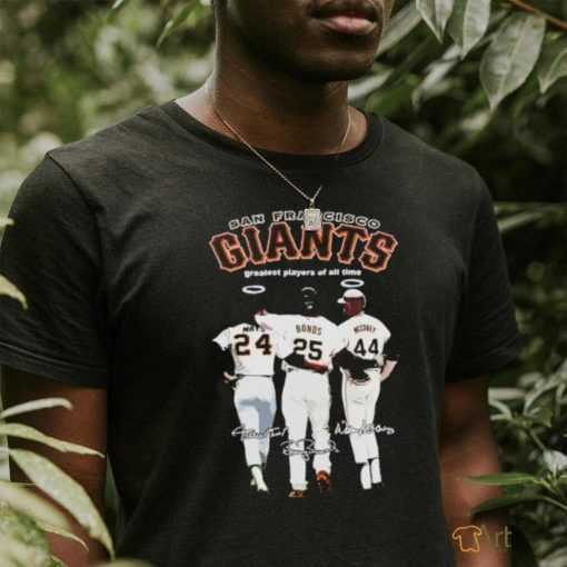 San Francisco Giants Greatest Players Of All Time Mays Bonds And Mccovey shirt