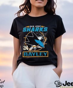 San Jose Sharks 24 Bayley Signature Shirt