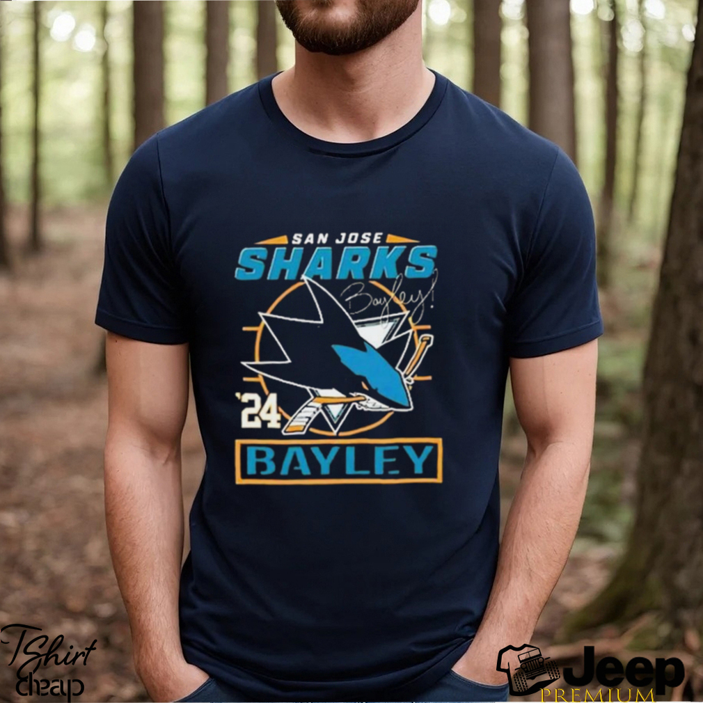 San Jose Sharks 24 Bayley Signature Shirt - teejeep