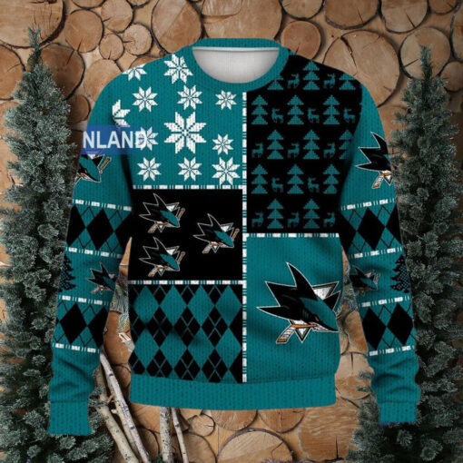 San Jose Sharks Ugly Sweater Christmas