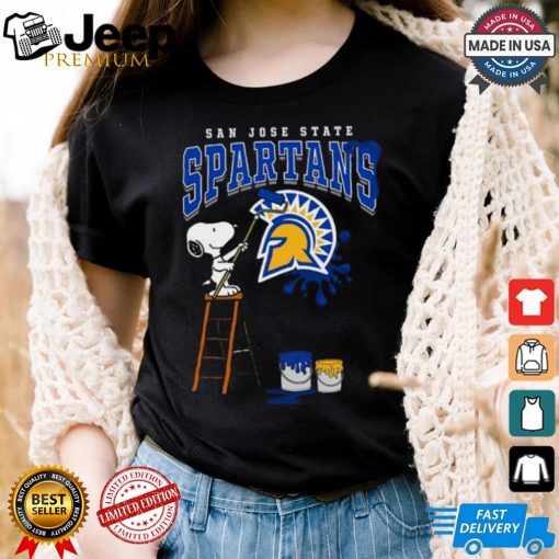 San Jose State Spartans Snoopy Painting Shirt