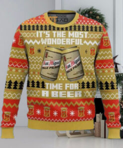 San Miguel UK beer Ugly Christmas Sweater – Fun Holiday Beer Lover Sweater