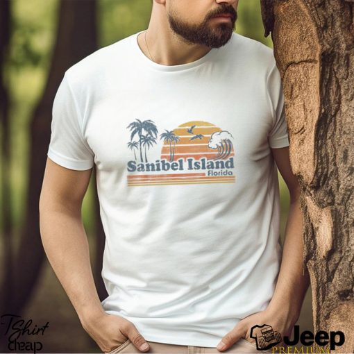 Sanibel Island Beach Florida Vintage Spring Break 70S Retro Men’s T shirt