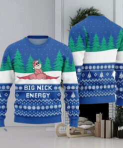 Santa Big Nick Energy Ugly Christmas Sweater