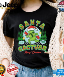 Santa Cactuar Merry Christmas Shirt