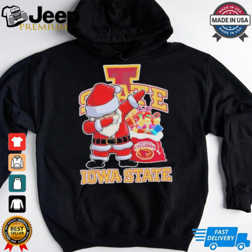 Santa Claus Dabbing X Iowa State Cyclones Christmas Shirt