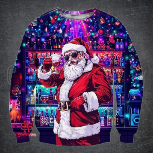 Santa Claus Lounge Ugly Christmas Sweater