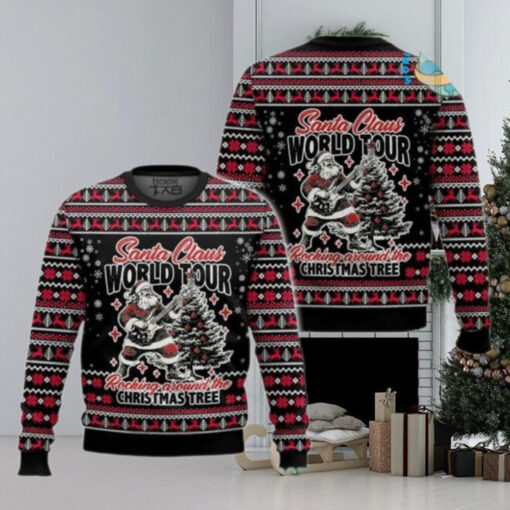 Santa Claus World Tour 2024 Ugly Christmas Sweater