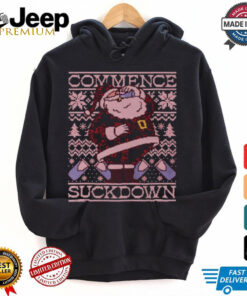 Santa Commence Suckdown Holiday Ugly Christmas 2024 T shirts