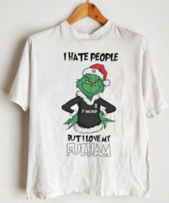 Santa Grinch I hate people but I love my Fulham 2024 shirt