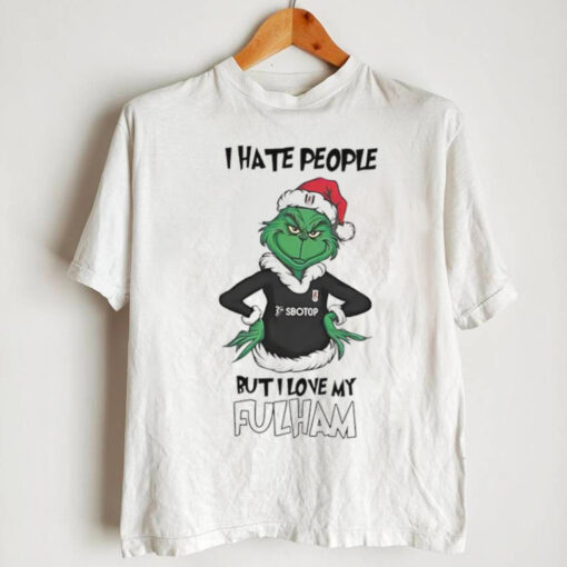 Santa Grinch I hate people but I love my Fulham 2024 shirt