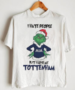 Santa Grinch I hate people but I love my TottemHam 2024 shirt