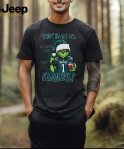 Santa Grinch They Hate Us Because They Ain’t Us Eagles Shirt