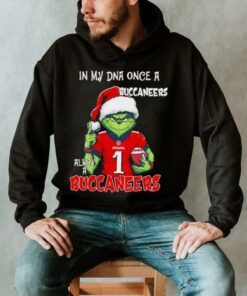 Santa Grinch in my DNA once a Buccaneers alway a Tampa Bay Buccaneers Christmas shirt