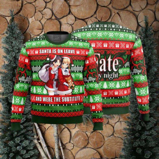 Santa Is On Leave Fate Ugly Christmas Sweater