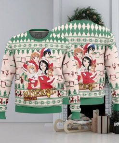 Santa Kosaki, Chitoge, Seishiro, Marika Nisekoi Ugly Christmas Sweater