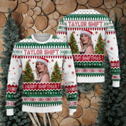 Santa Taylor Swift Happy Christmas Holiday Sweater