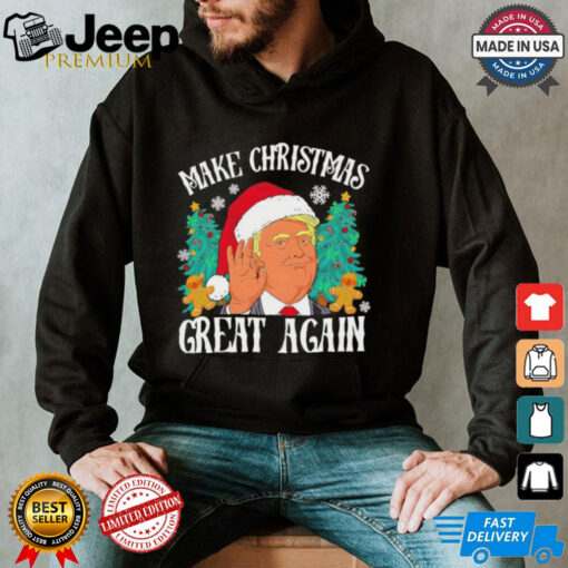 Santa Trump Christmas Make Christmas Great Again shirt