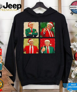 Santa Trump Christmas photos shirt