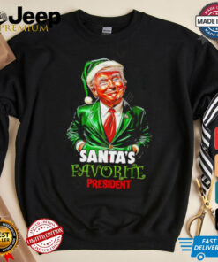 Santa Trump Santa’s Favorite President shirt