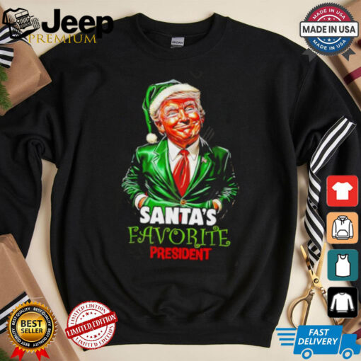 Santa Trump Santa’s Favorite President shirt