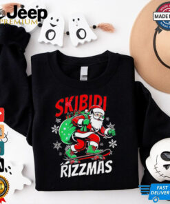 Santa skibidi rizzmas Christmas shirt