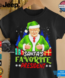 Santa’s Favorite President Funny Trump Christmas shirt