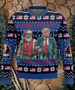 Santa's Favorite President Trump Christmas Ugly Sweater