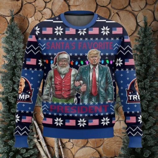 Santa’s Favorite President Trump Christmas Ugly Sweater