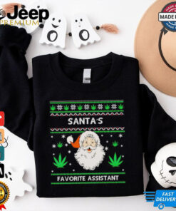 Santa’s favorite assistant weed Christmas shỉt