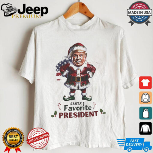 Santa’s favorite president elf Trump Christmas shirt