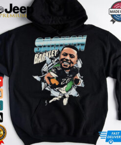 Saquon Barkley Philadelphia Eagles NFL football big head 90s graphic shirt