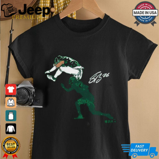 Saquon Barkley The Reverse Hurdle Philadelphia Eagles T Shirts