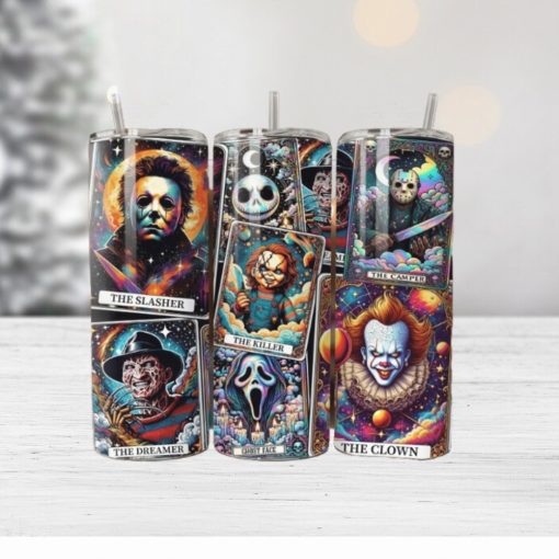 Sarcastic Tarot Cards Tumbler Wrap Halloween 20oz Skinny Straight Tumbler Wrap