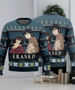 Satoru And Kayo Erased Ugly Christmas Sweater