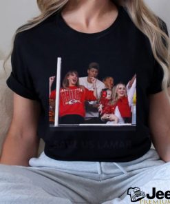 Save Us Lamar Jackson Mahomes Hate. Funny Meme Tshirt