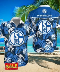 Schalke 04 Hawaiian Shirt Beach Tropical Leaf For Men Women Fans