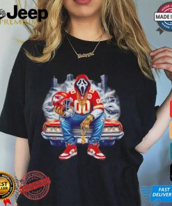 Scream Mask Face X Kansas City Chiefs Halloween shirt