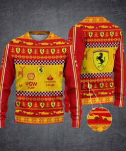 Scuderia Ferrari PURS1546 ugly sweater