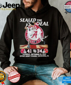 Sealed The Deal Alabama Crimson Tide 41 34 Georgia Bulldogs Shirt