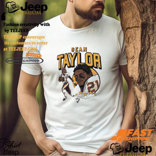 Sean Taylor caricature player Washington Commanders T shirt