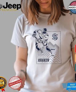 Seattle Kraken Starter Heather Gray Player Grid T Shirt