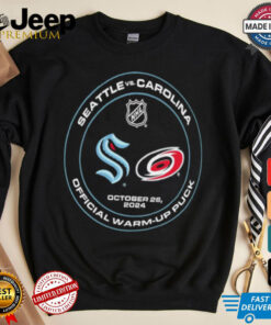 Seattle Kraken vs Carolina Hurricanes NHL October 26, 2024 Matchup Shirt