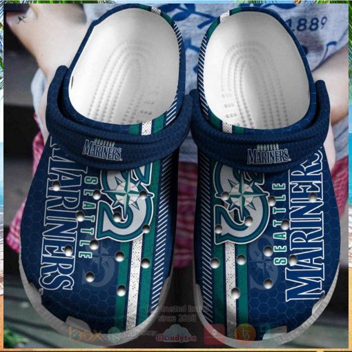 Seattle Mariners Blue Mlb Crocs Clog Shoes